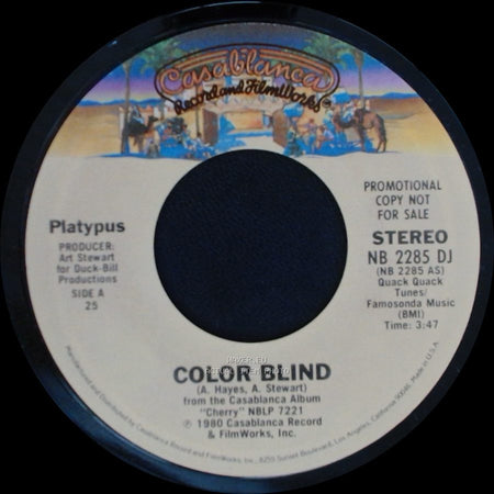 Platypus - Color Blind / Color Blind side A