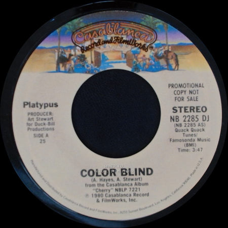 Platypus - Color Blind / Color Blind side B