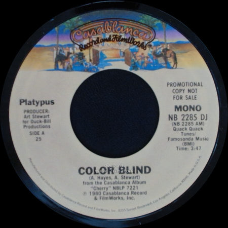 Platypus - Color Blind / Color Blind side B