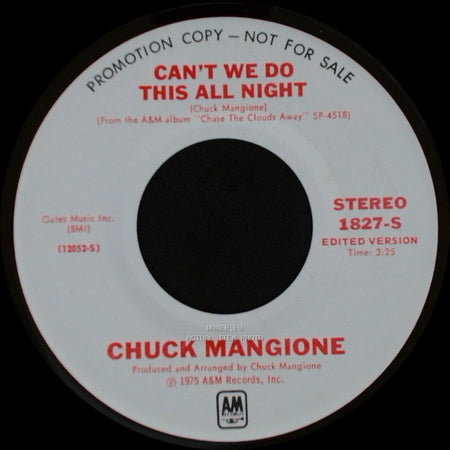 Chuck Mangione - Can't We Do This All Night / Can't We Do This All Night side A