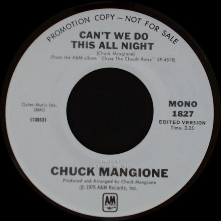 Chuck Mangione - Can't We Do This All Night / Can't We Do This All Night side B