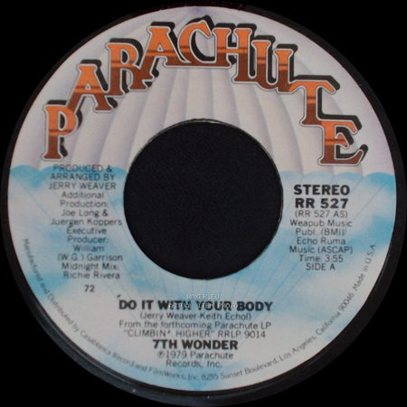 7Th Wonder - Do It With Your Body / All I Want side A