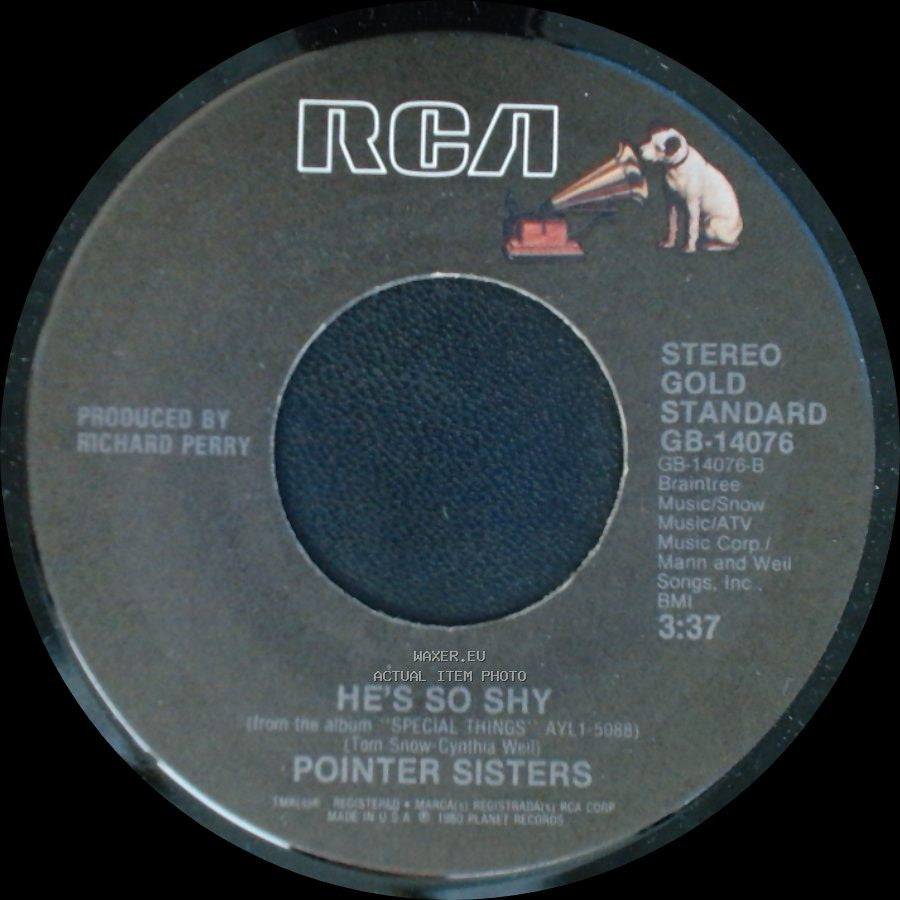 Pointer Sisters - He's So Shy / Fire side A