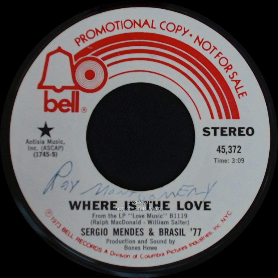 Sergio Mendes & Brasil '77 - Where Is The Love / Where Is The Love side B