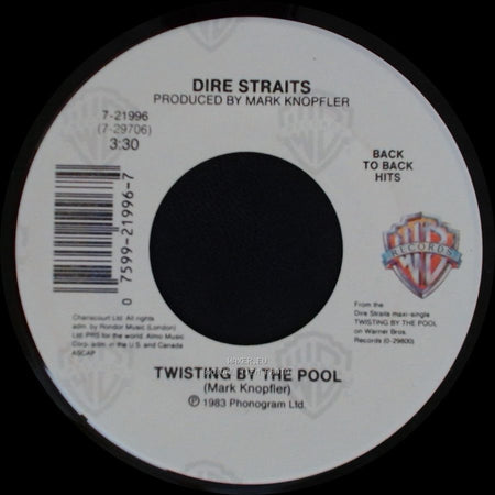 Dire Straits - Twisting By The Pool / Money For Nothing (Long Edit) side A