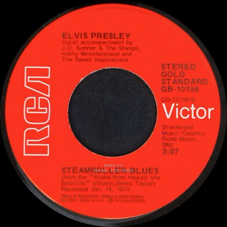 Elvis Presley - Steamroller Blues / Burning Love side A