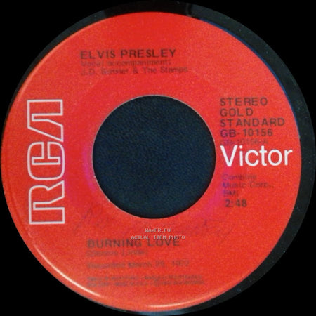 Elvis Presley - Steamroller Blues / Burning Love side B