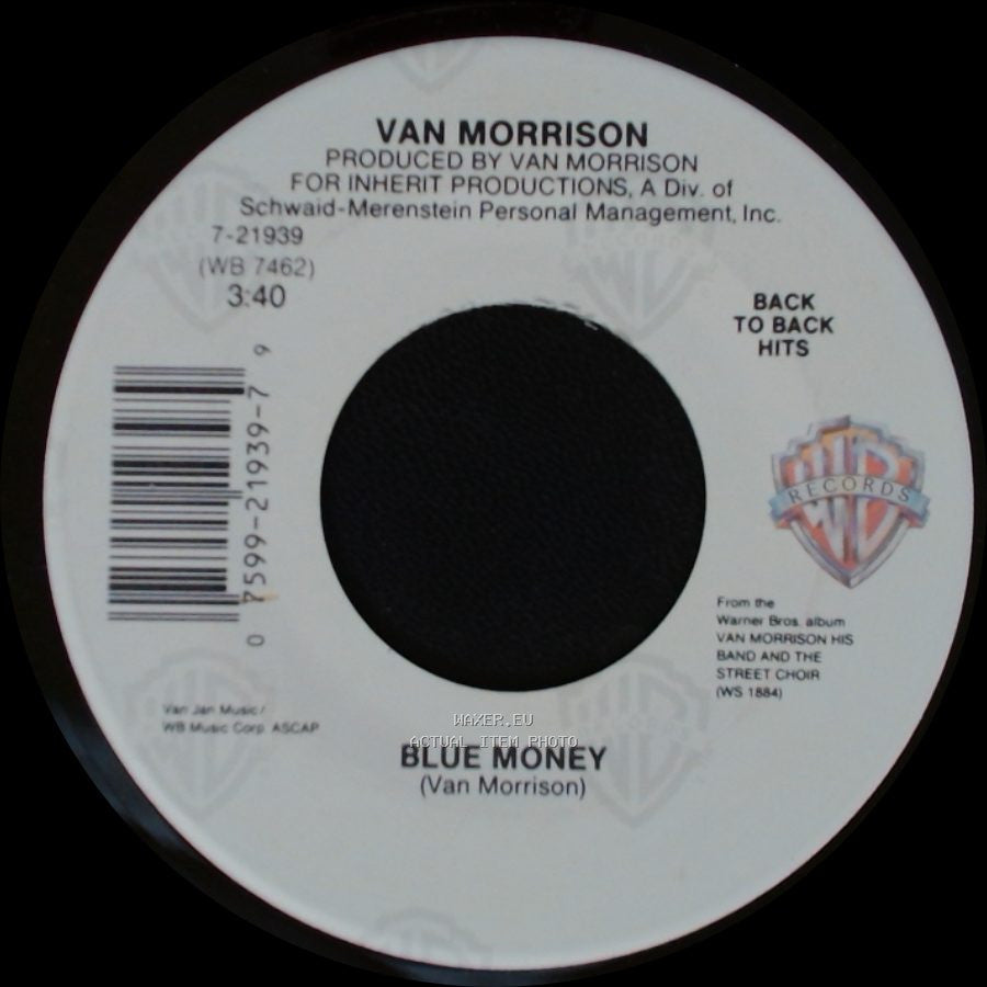 Van Morrison - Blue Money / Wild Night side A