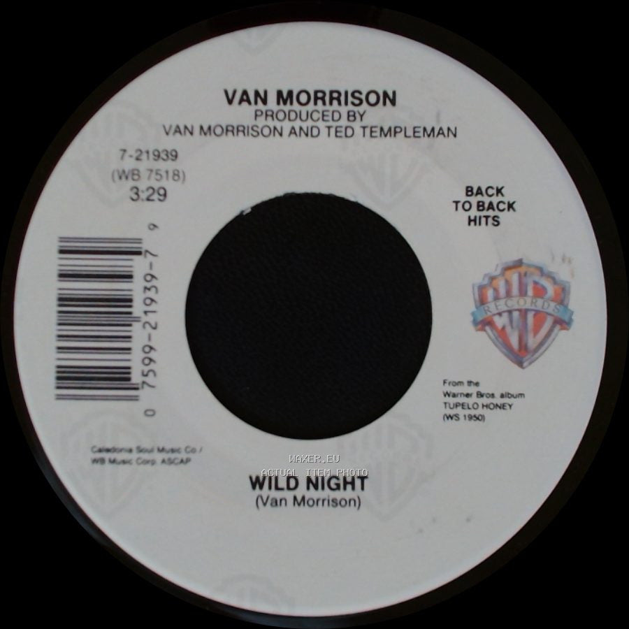 Van Morrison - Blue Money / Wild Night side B