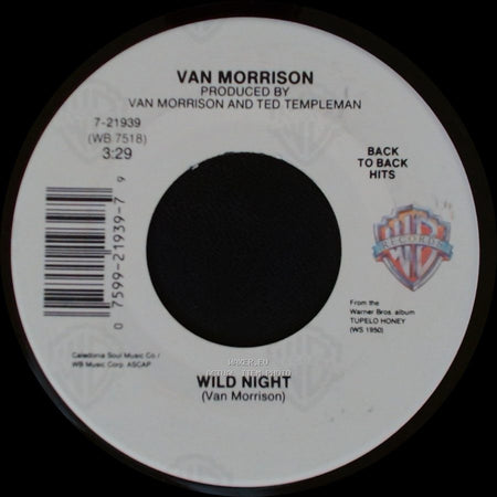 Van Morrison - Blue Money / Wild Night side B