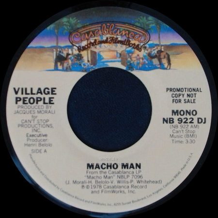 Village People - Macho Man / Macho Man side B