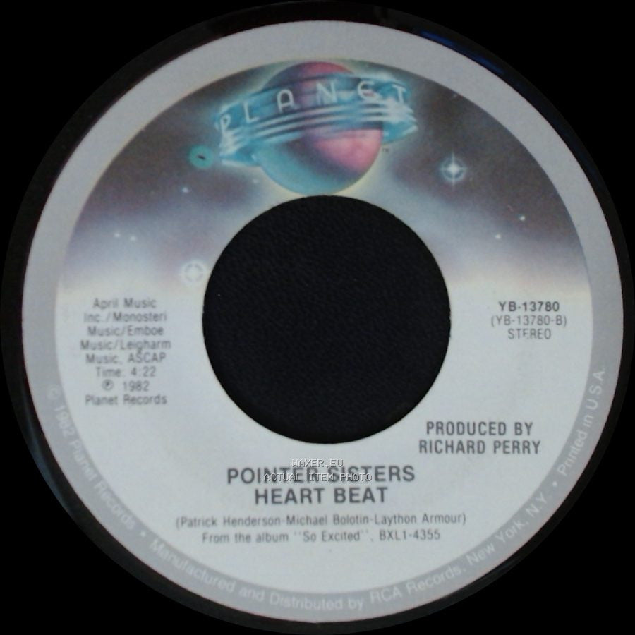 Pointer Sisters - Heart Beat / Jump (For My Love) side A