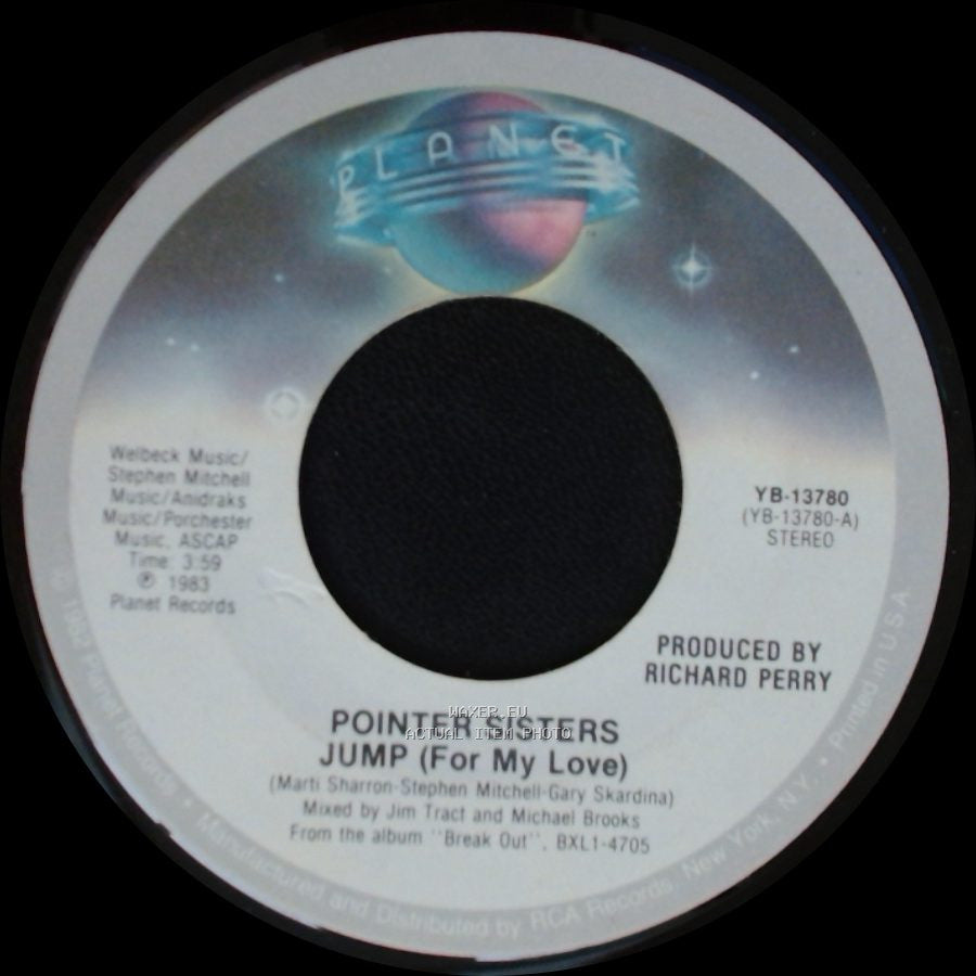 Pointer Sisters - Heart Beat / Jump (For My Love) side B