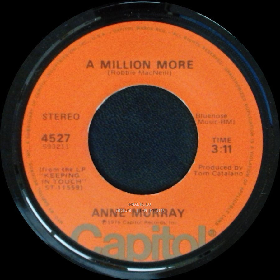 Anne Murray - A Million More / Walk Right Back side A