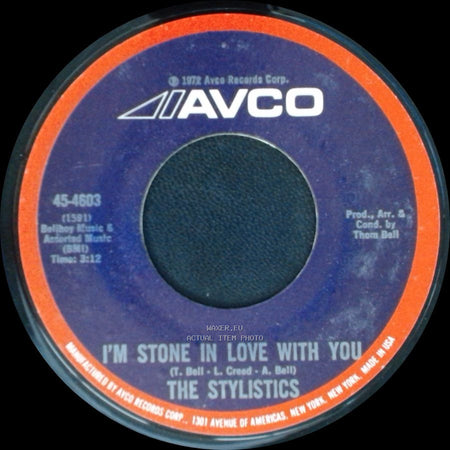 The Stylistics - I'm Stone In Love With You / Make It Last side A