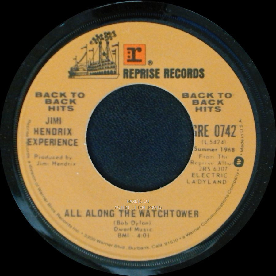 Jimi Hendrix Experience - All Along The Watchtower / Crosstown Traffic side A