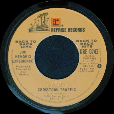 Jimi Hendrix Experience - All Along The Watchtower / Crosstown Traffic side B