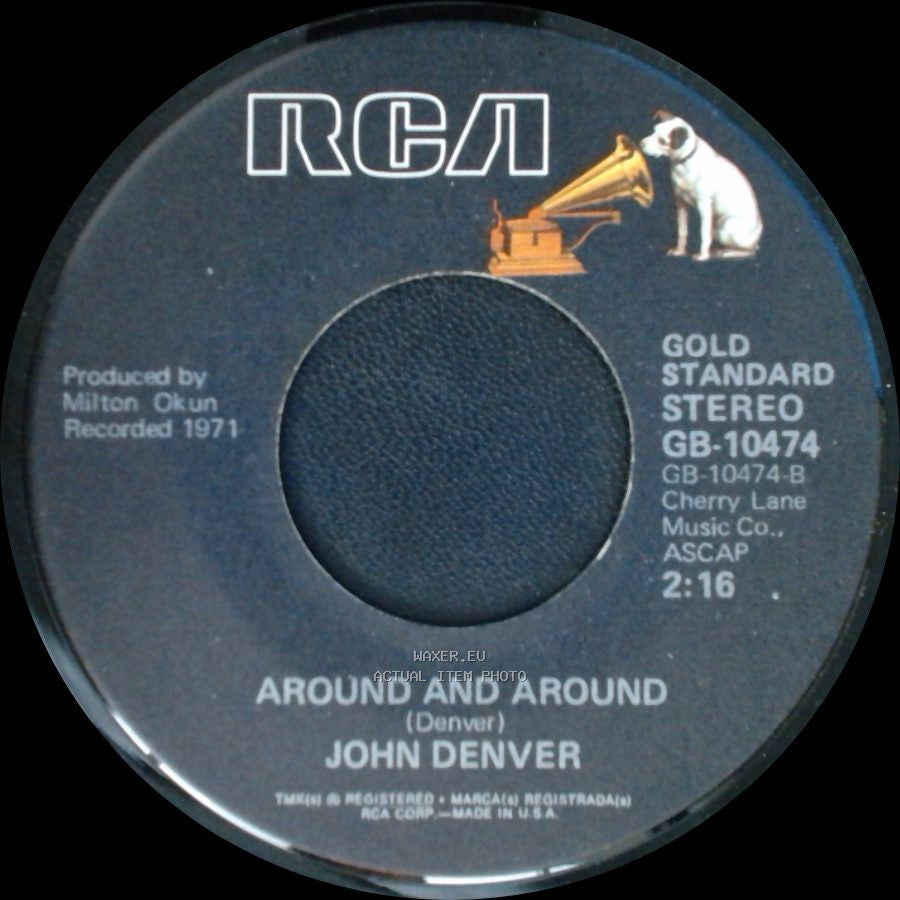 John Denver - Around And Around / Sunshine On My Shoulders side A