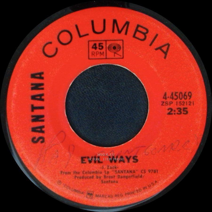 Santana - Evil Ways / Waiting side A