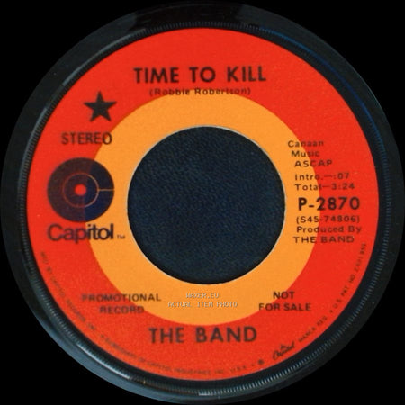 The Band - Time To Kill / The Shape I'm In side A