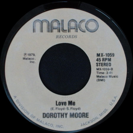 Dorothy Moore - Once Or Twice / Love Me side B