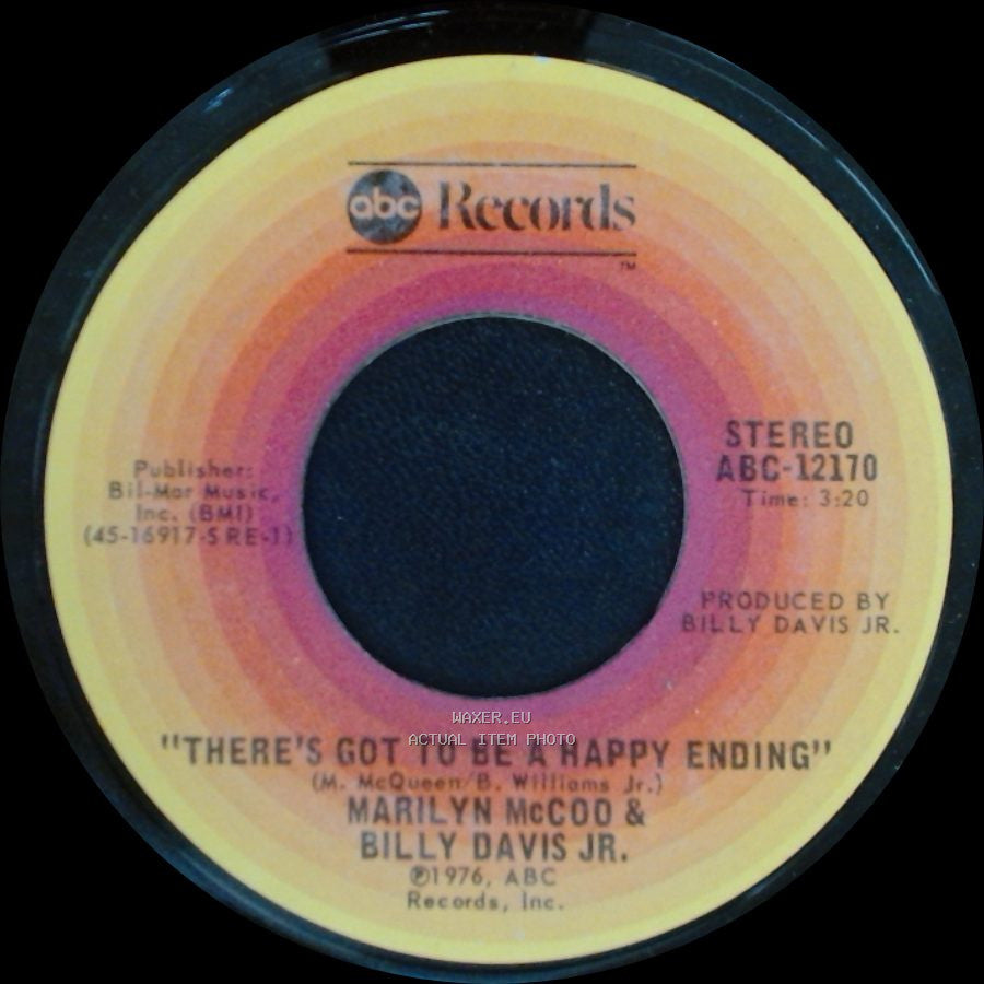 Marilyn Mccoo & Billy Davis Jr. - There's Got To Be A Happy Ending / I Hope We Get To Love In Time side A