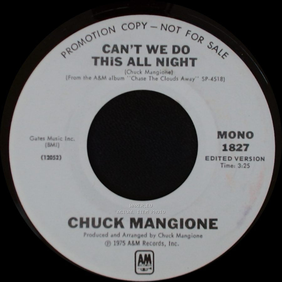 Chuck Mangione - Can't We Do This All Night / Can't We Do This All Night side A