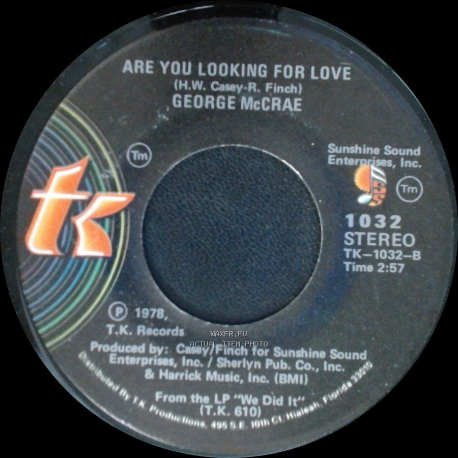 George Mccrae - Are You Looking For Love / Are You Looking For Love side A
