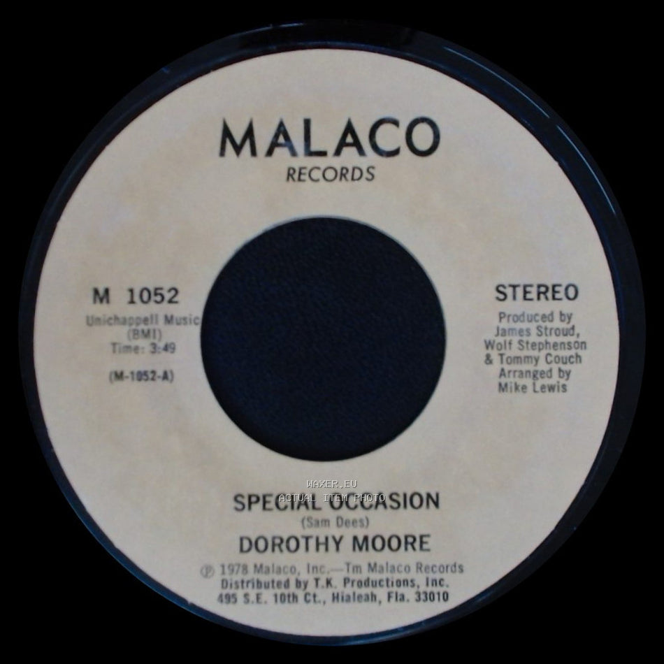 Dorothy Moore - Girl Overboard / Special Occasion side A