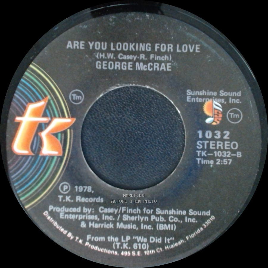 George Mccrae - Are You Looking For Love / Are You Looking For Love side B