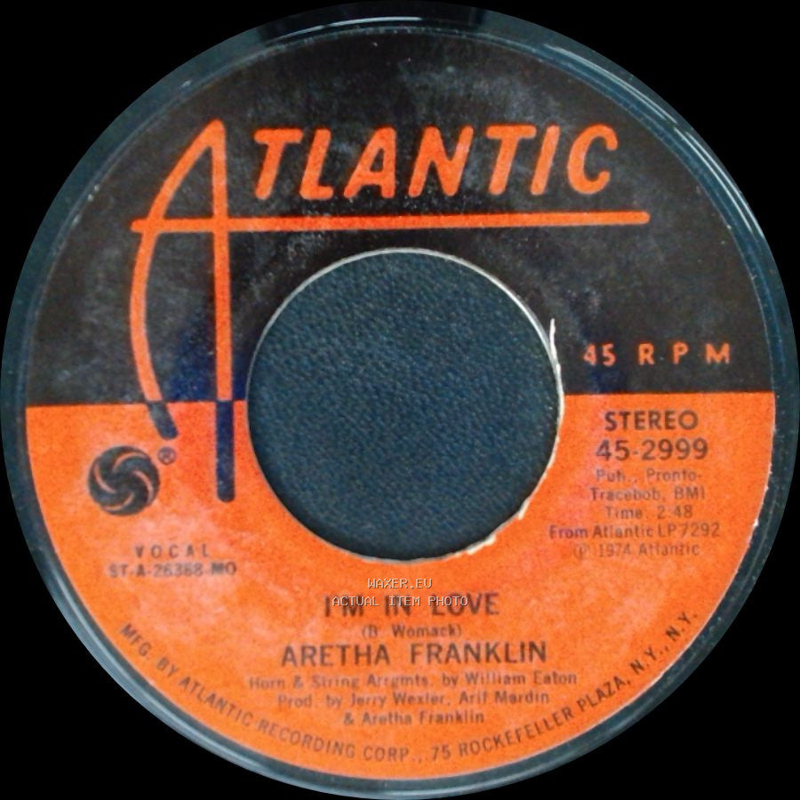 Aretha Franklin - Oh Baby / I'm In Love side B