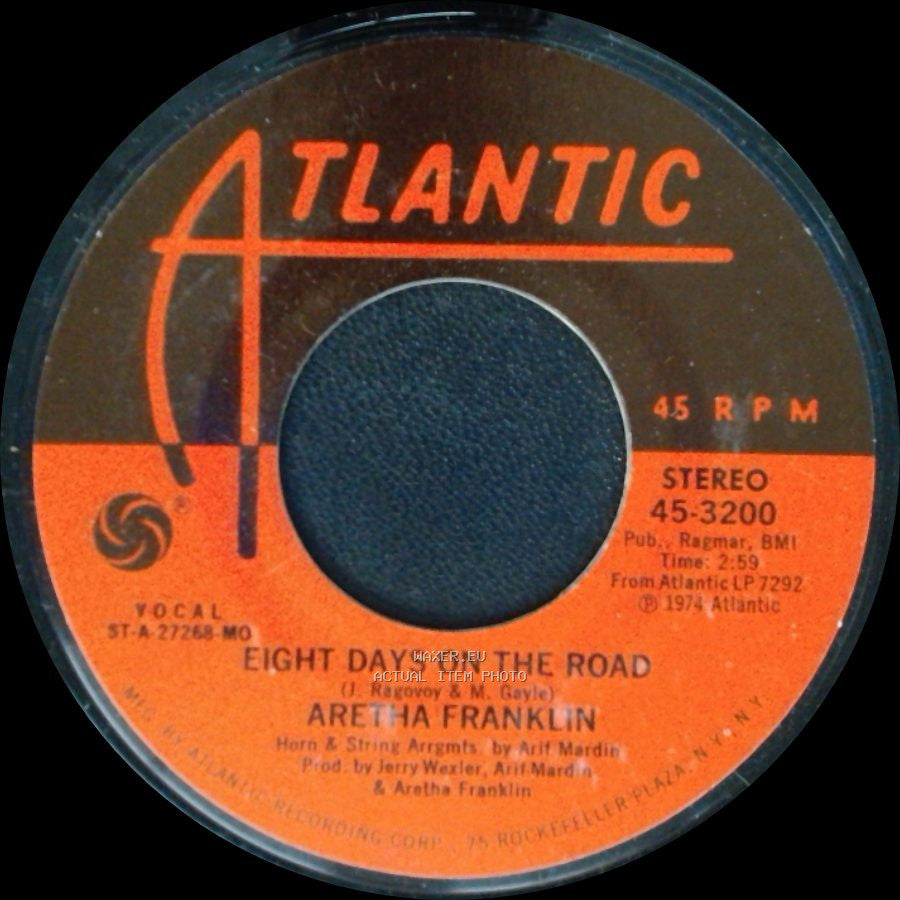 Aretha Franklin - Eight Days On The Road / Ain't Nothing Like The Real Thing side A