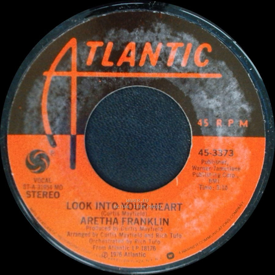 Aretha Franklin - Rock With Me / Look Into Your Heart side B