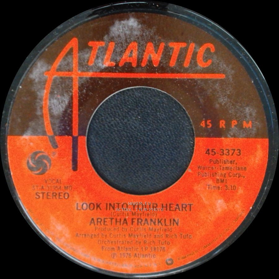 Aretha Franklin - Rock With Me / Look Into Your Heart side B