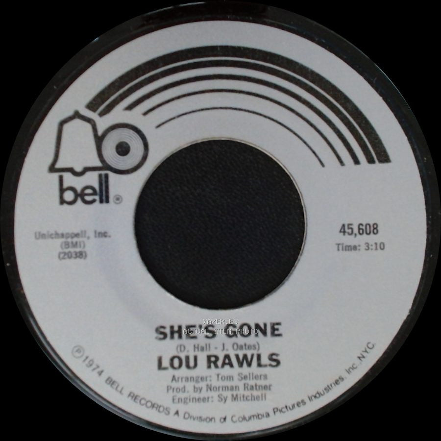 Lou Rawls - Hourglass / She's Gone side B