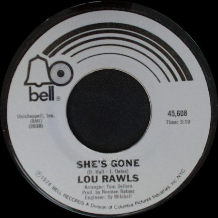 Lou Rawls - Hourglass / She's Gone side B