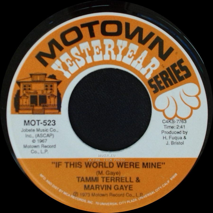 Tammi Terrell & Marvin Gaye - Keep On Lovin' Me, Honey / If This World Were Mine side B