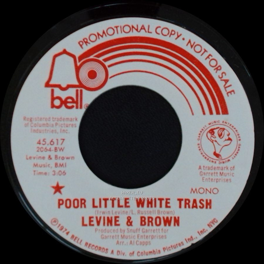 Levvine & Brown - Poor Little White Trash / Poor Little White Trash side A