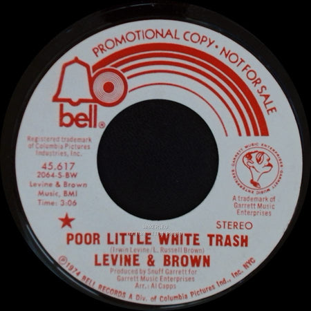 Levvine & Brown - Poor Little White Trash / Poor Little White Trash side B