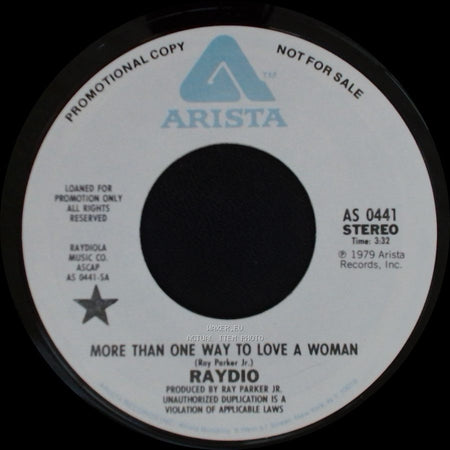 Raydio - More Than One Way To Love A Woman / Hot Stuff side A
