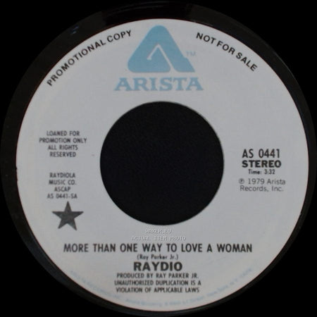 Raydio - More Than One Way To Love A Woman / Hot Stuff side A