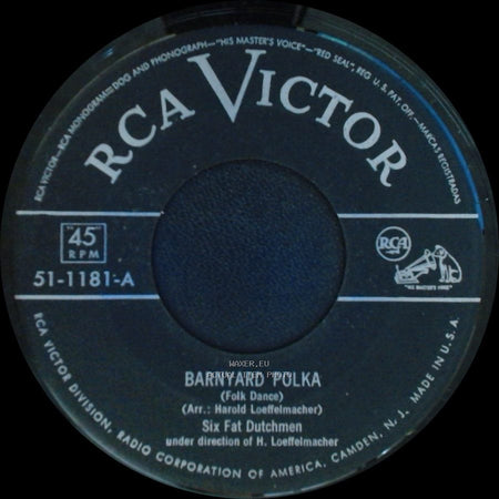 Six Fat Dutchmen - Slip Horn - Landler / Barnyard Polka side B