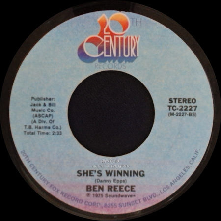 Ben Reece - Mirror, Mirror / She's Winning side B