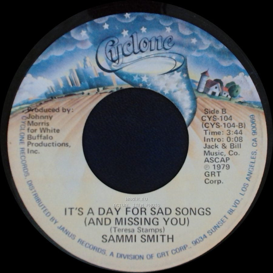 Sammi Smith - The Letter / It's A Day For Sad Songs (And Missing You) side B