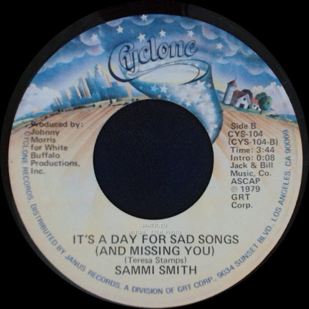 Sammi Smith - The Letter / It's A Day For Sad Songs (And Missing You) side B