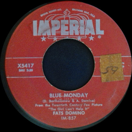 Fats Domino - Blue Monday / What's The Reason I'm Not Pleasing You side A