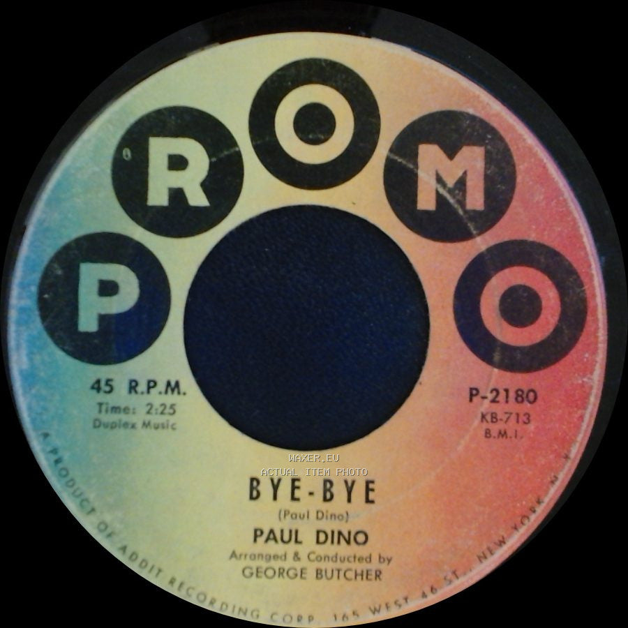 Paul Dino - Ginnie Bell / Bye-Bye side B