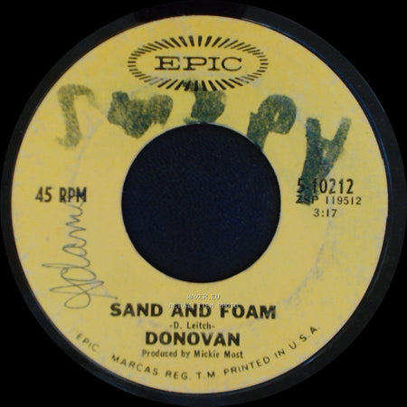 Donovan - Sand And Foam / There Is A Mountain side A