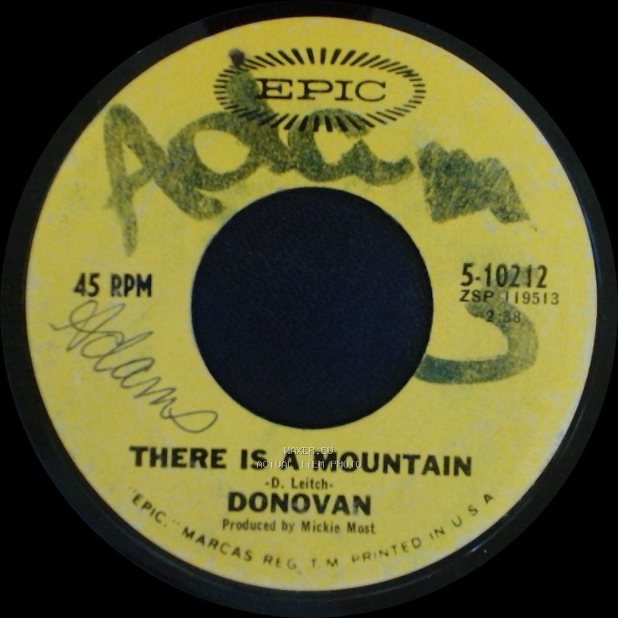 Donovan - Sand And Foam / There Is A Mountain side B