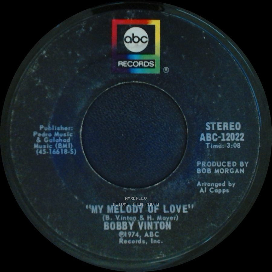 Bobby Vinton - I'll Be Loving You / My Melody Of Love side B